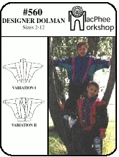 #560 DESIGNER DOLMAN -CHILD/YOUTH