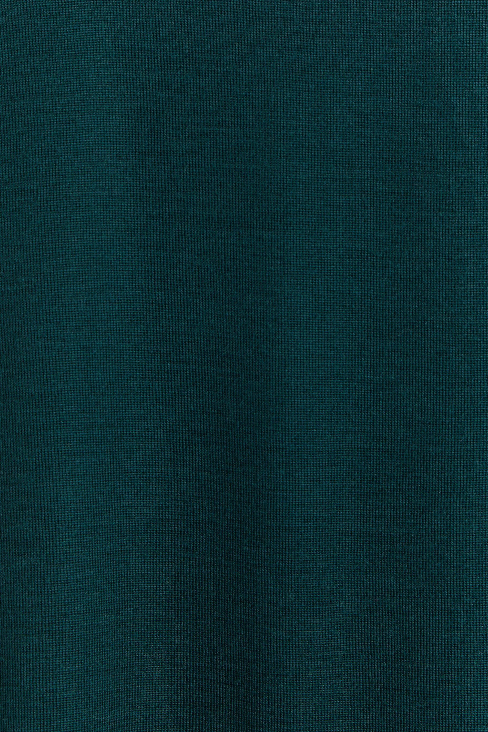 90s Dark Teal Mock Neck Sweater Dress M