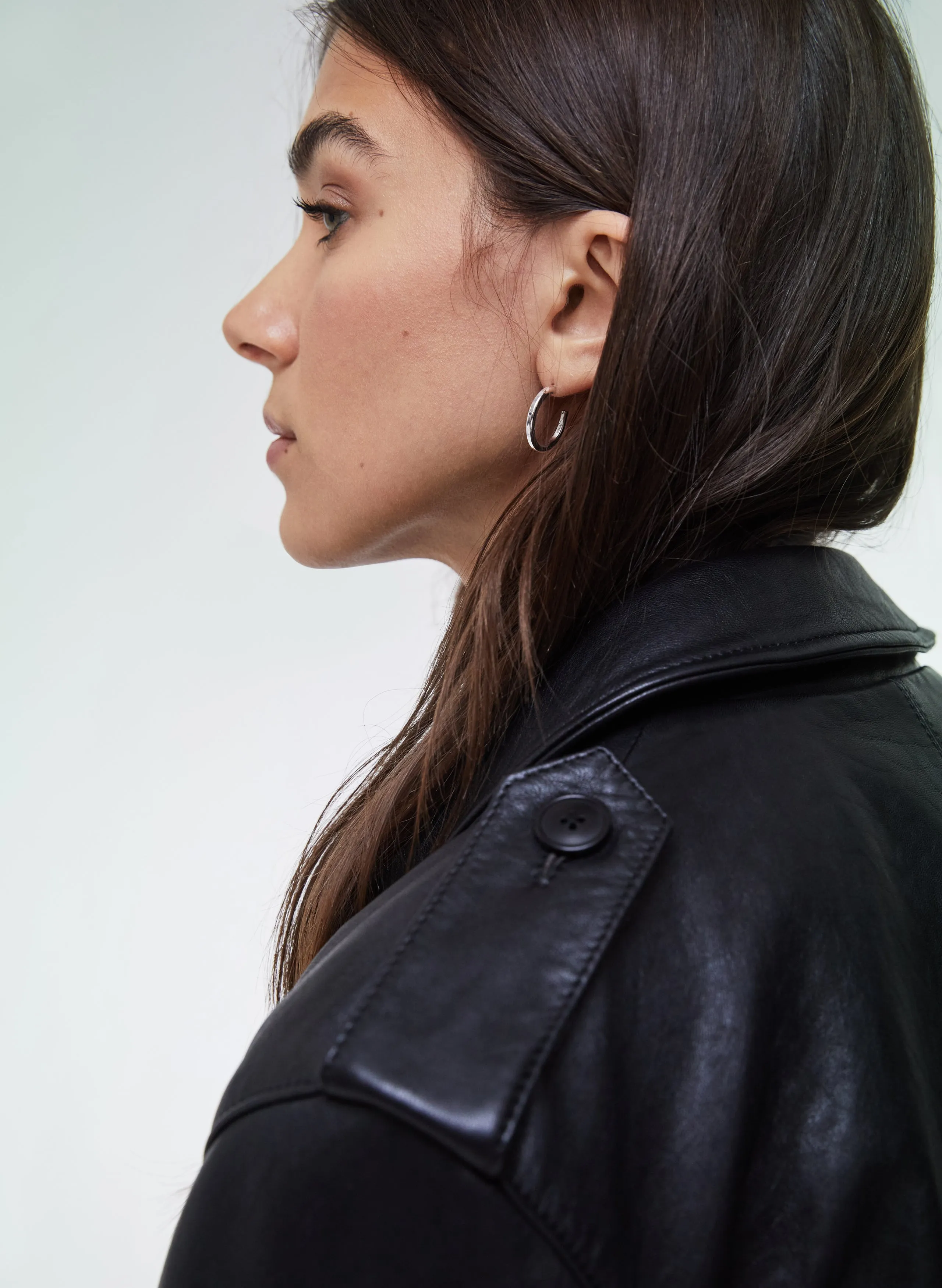 Adelinda Leather Bomber