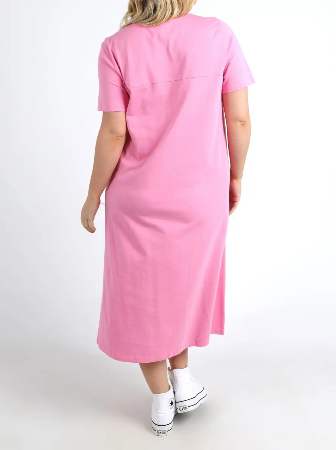 Adira Dress in Strawberry Pink