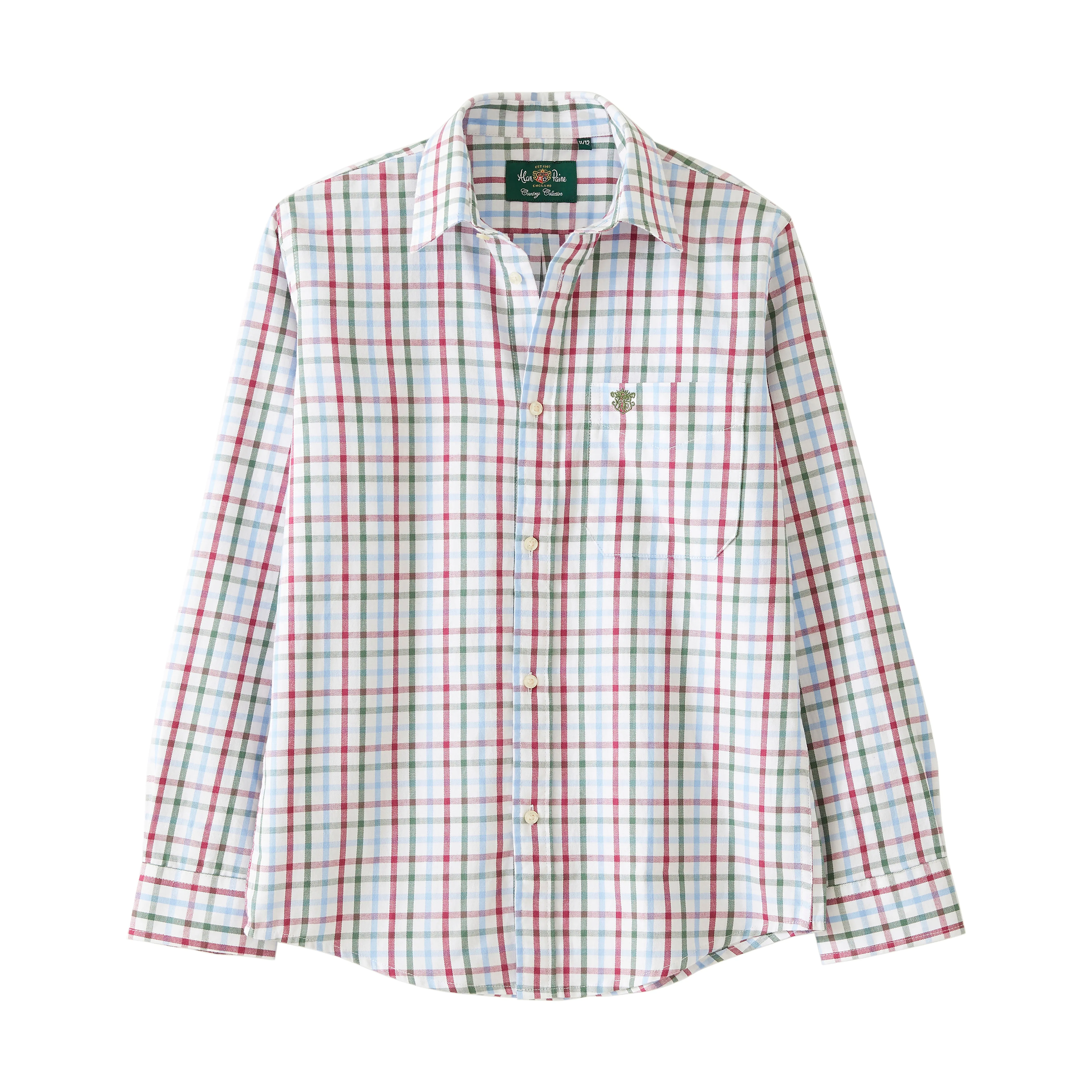 Alan Paine Green, Blue & Red Check Shirt