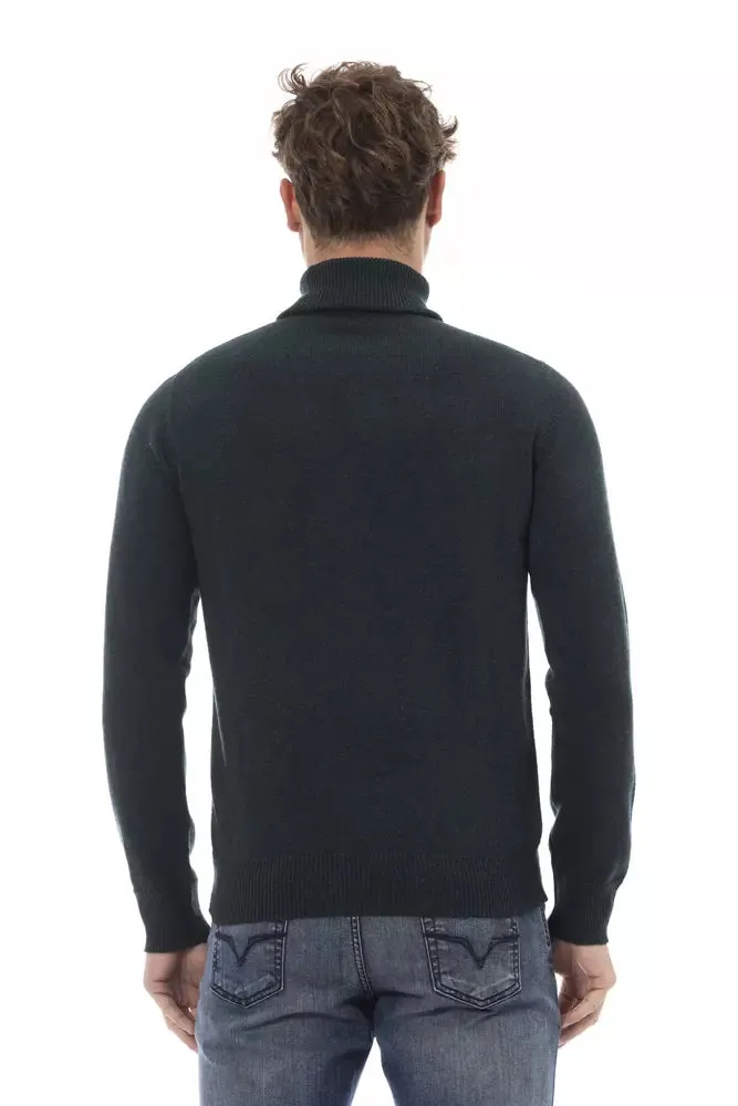 Alpha studio Green Wool Sweater