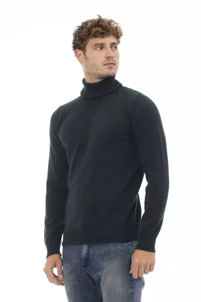 Alpha studio Green Wool Sweater