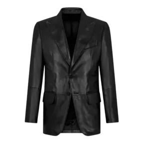 Aryan Lightweight Premium Genuine Leather Blazer Jacket for Men