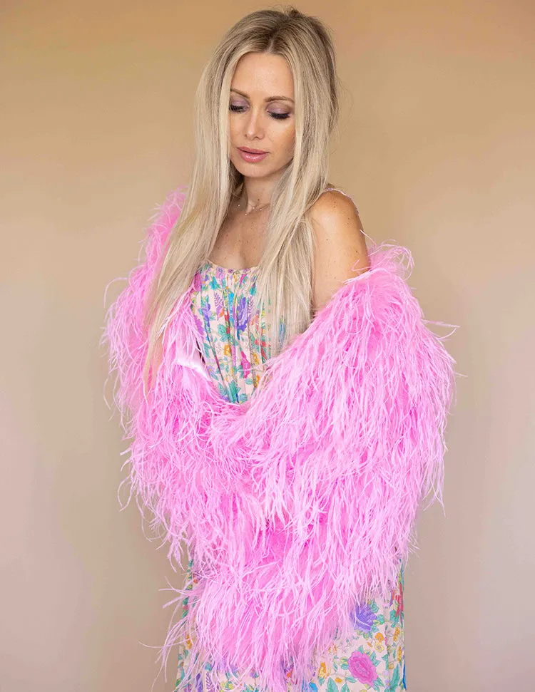 Barbie - Feather Jacket in Pink