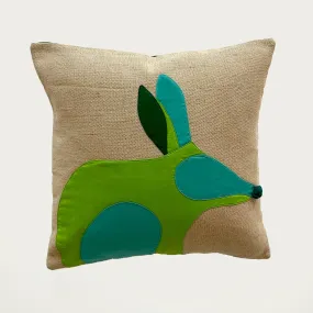 Bilby Cushion in Lime Green