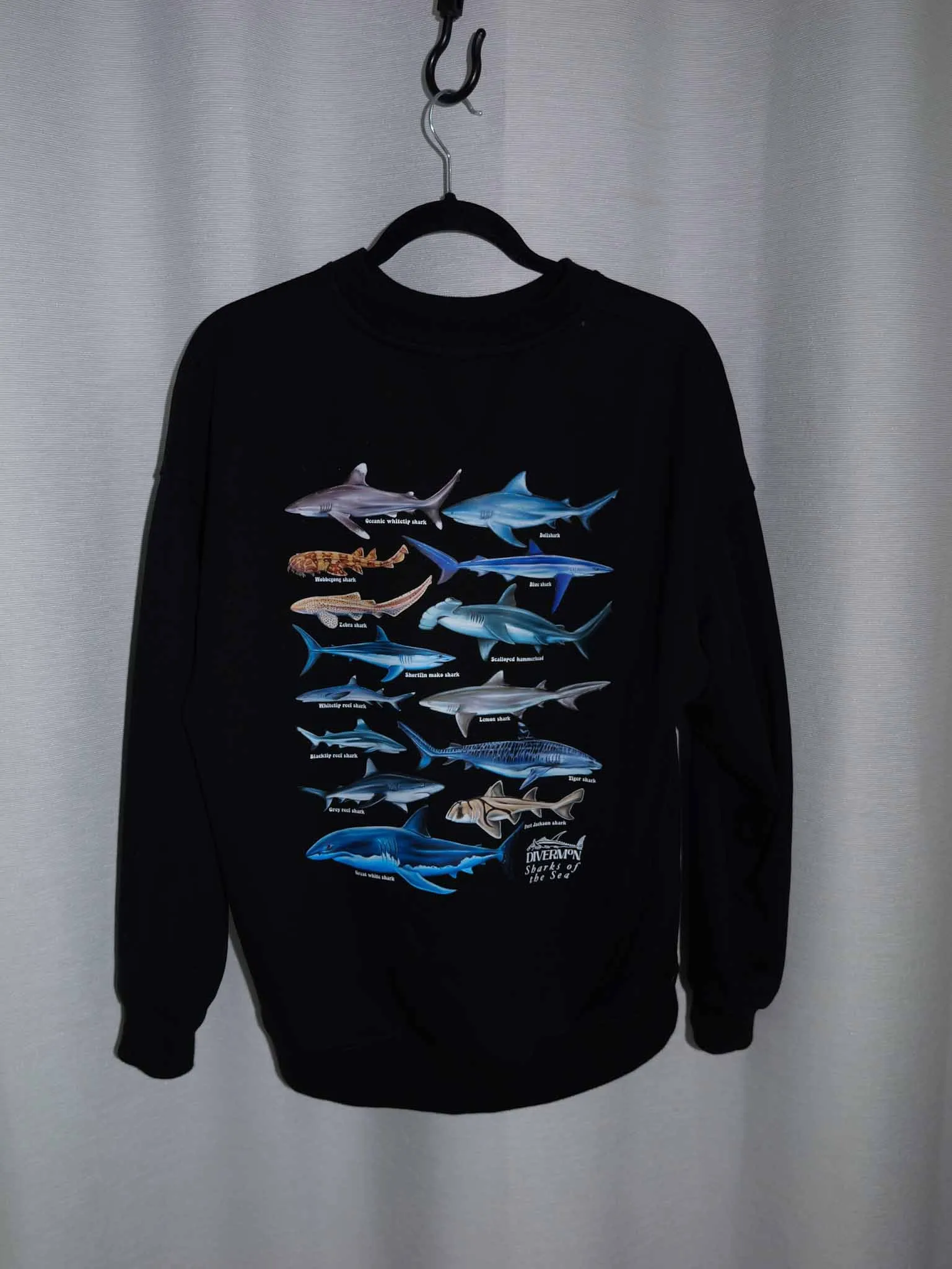 BLACK SHARKS JUMPER