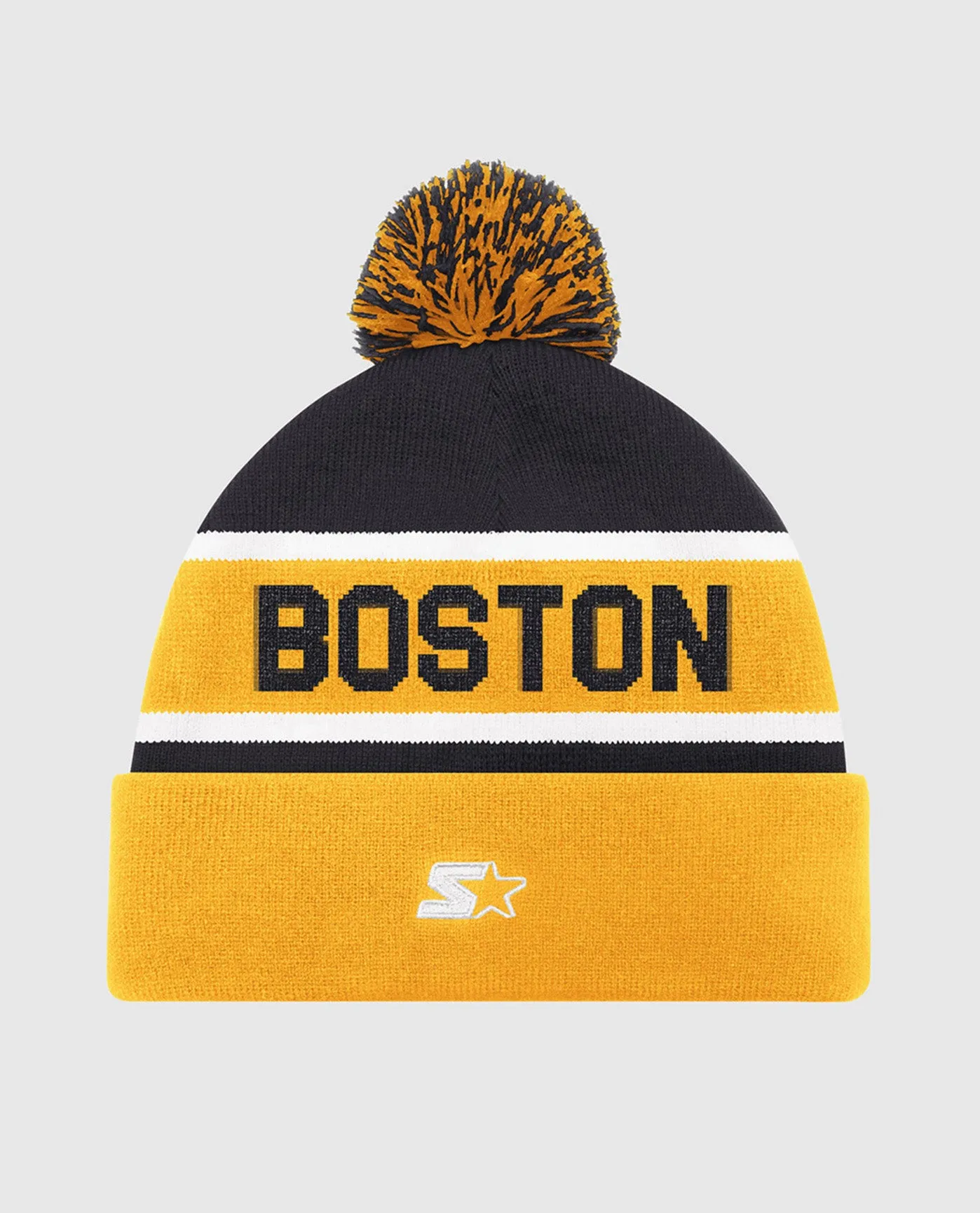 Boston Bruins Pom Beanie