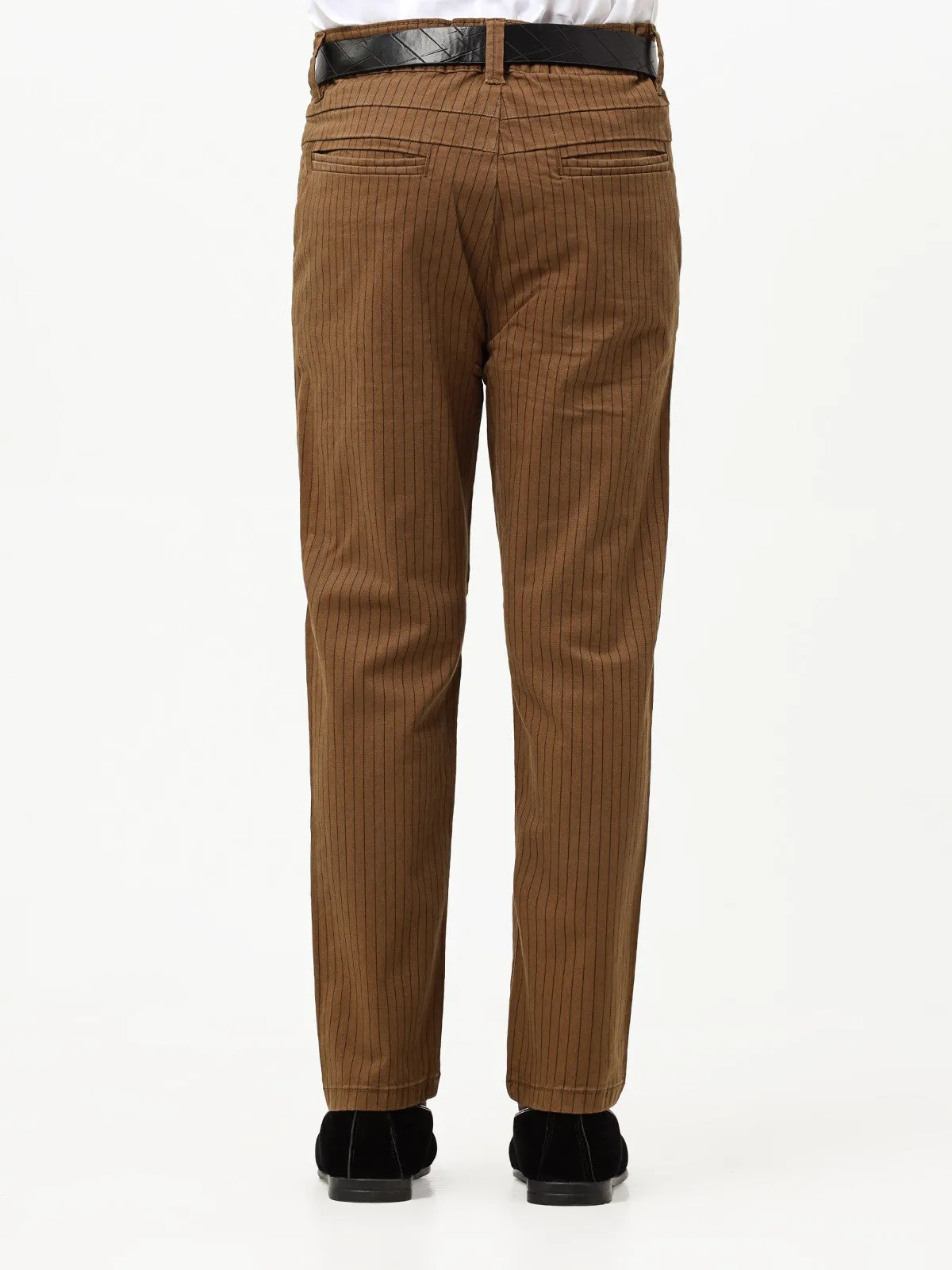 Boy's Brown Chino Pant - EBBCP23-005