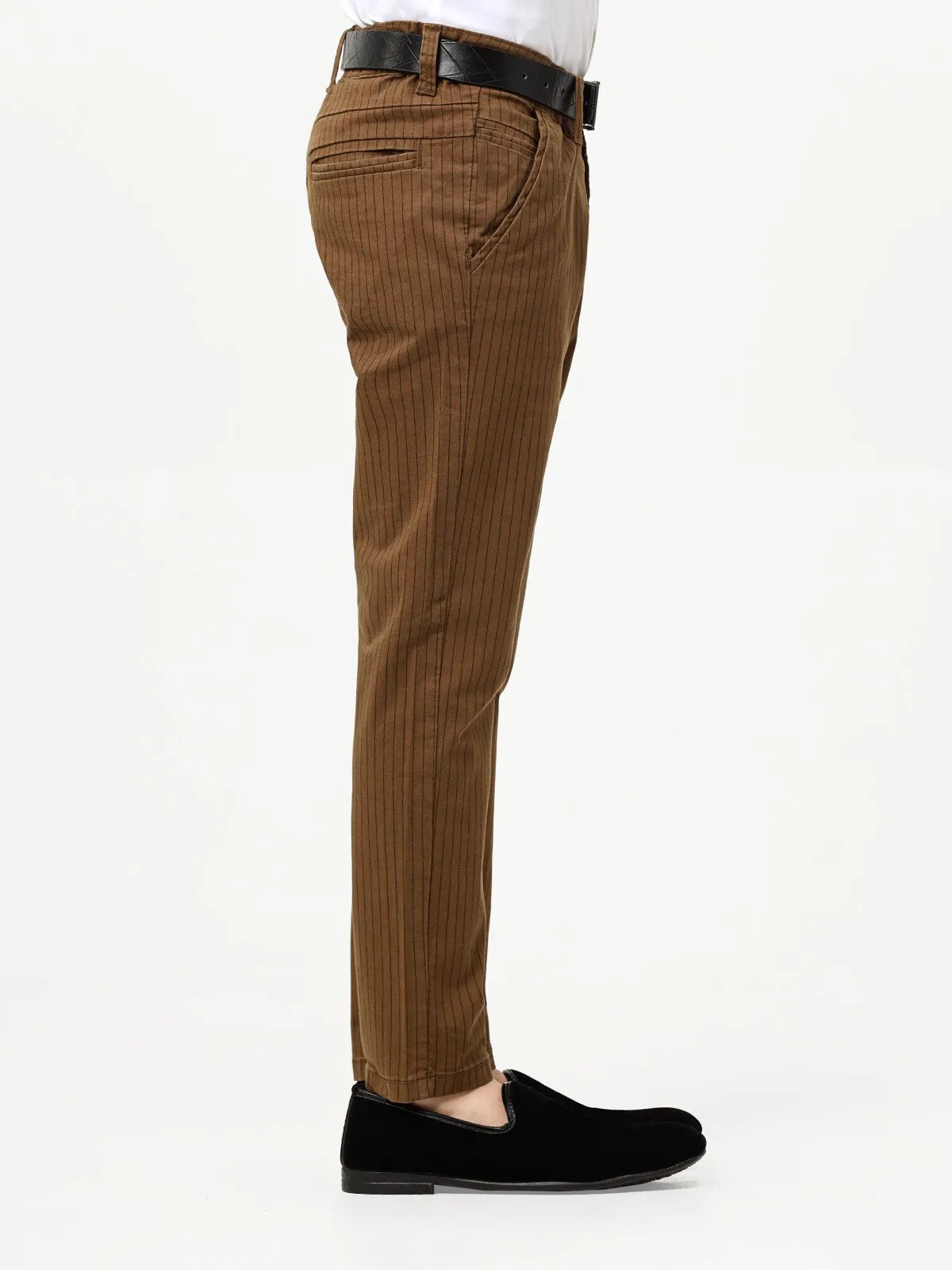 Boy's Brown Chino Pant - EBBCP23-005