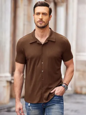 Casual Slim Fit Knit Shirts (US Only)