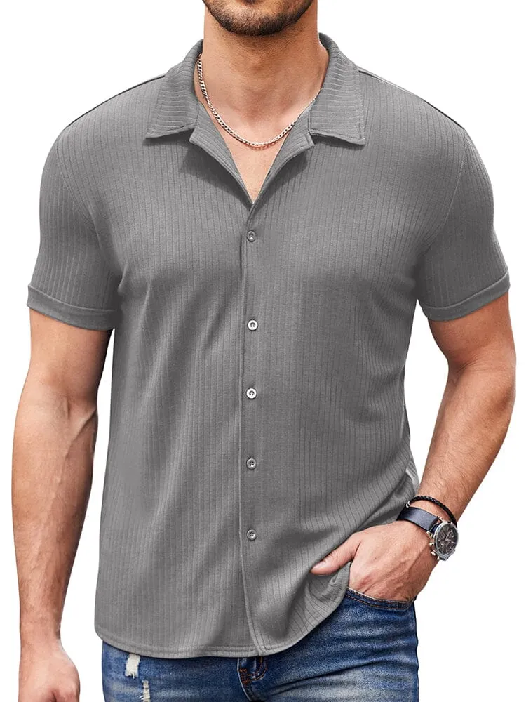 Casual Slim Fit Knit Shirts (US Only)