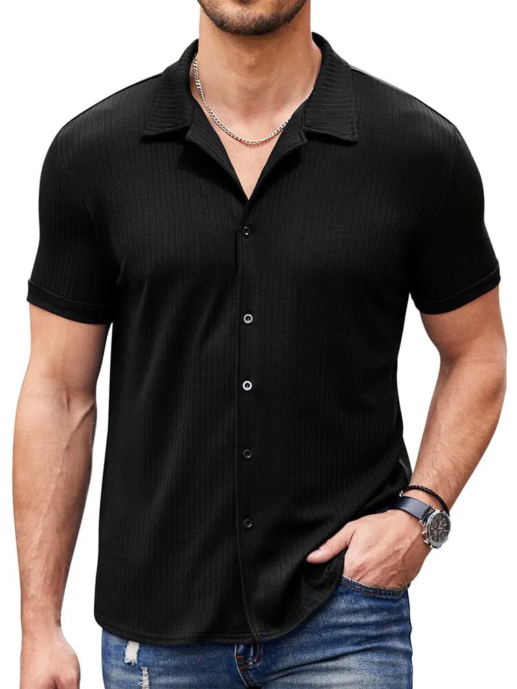 Casual Slim Fit Knit Shirts (US Only)