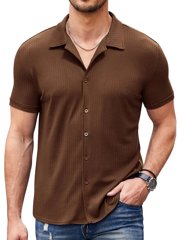 Casual Slim Fit Knit Shirts (US Only)