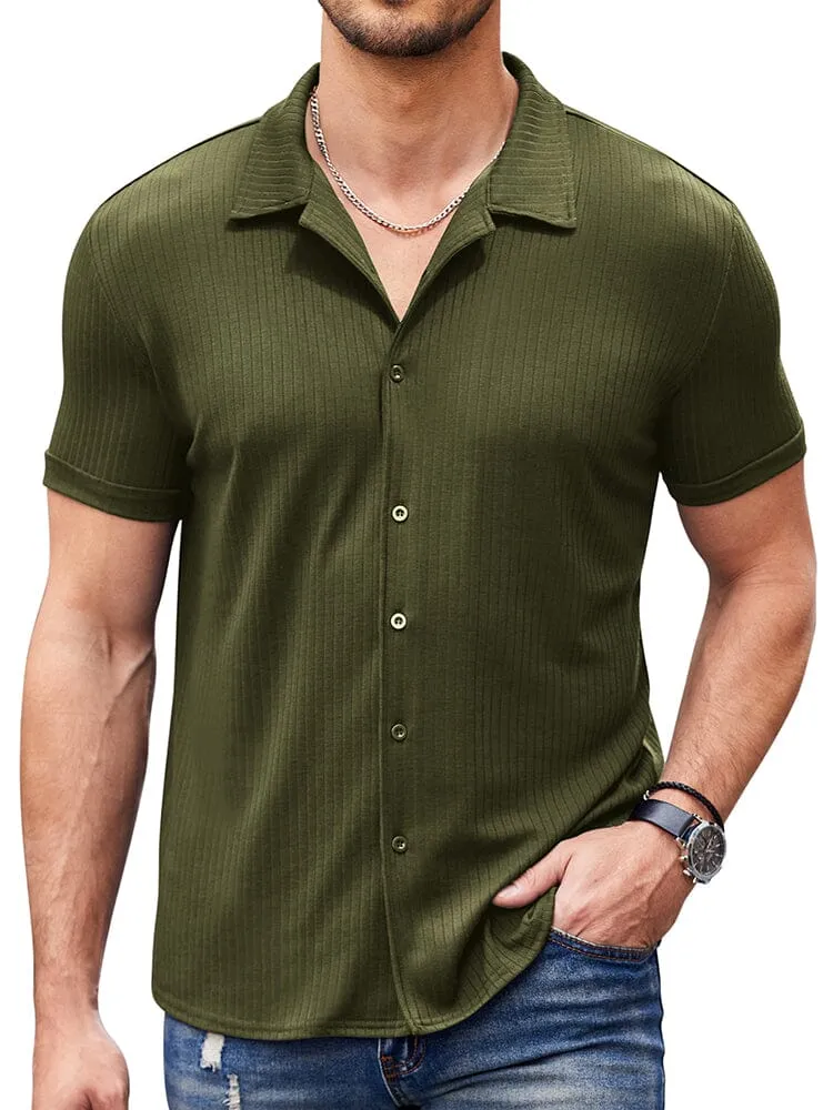 Casual Slim Fit Knit Shirts (US Only)