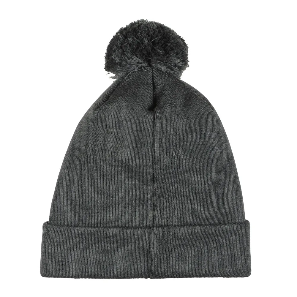 CCM CORE YOUTH POM KNIT GREY TOQUE