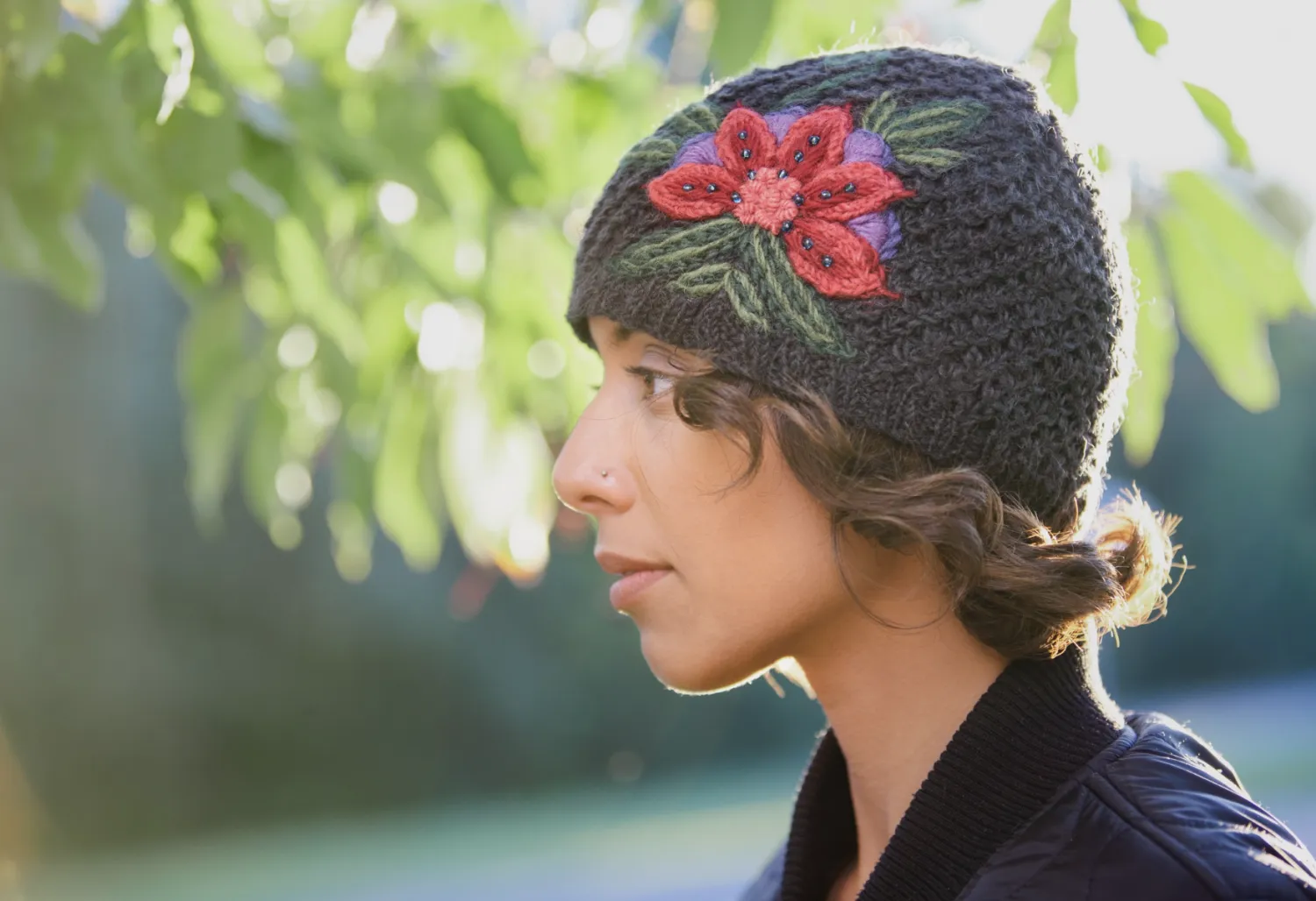 Characoal Naomi Wool Hat