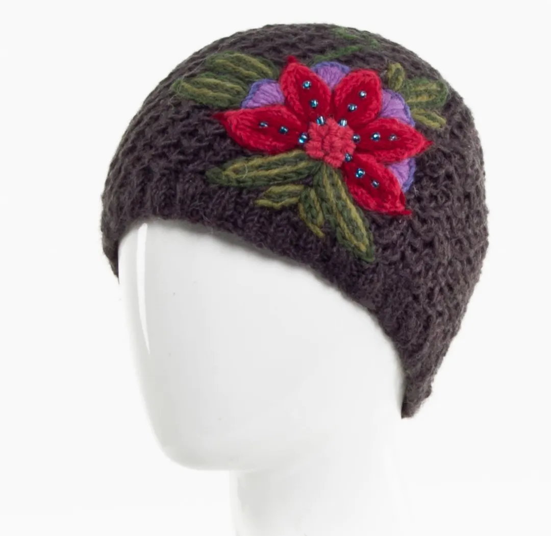 Characoal Naomi Wool Hat