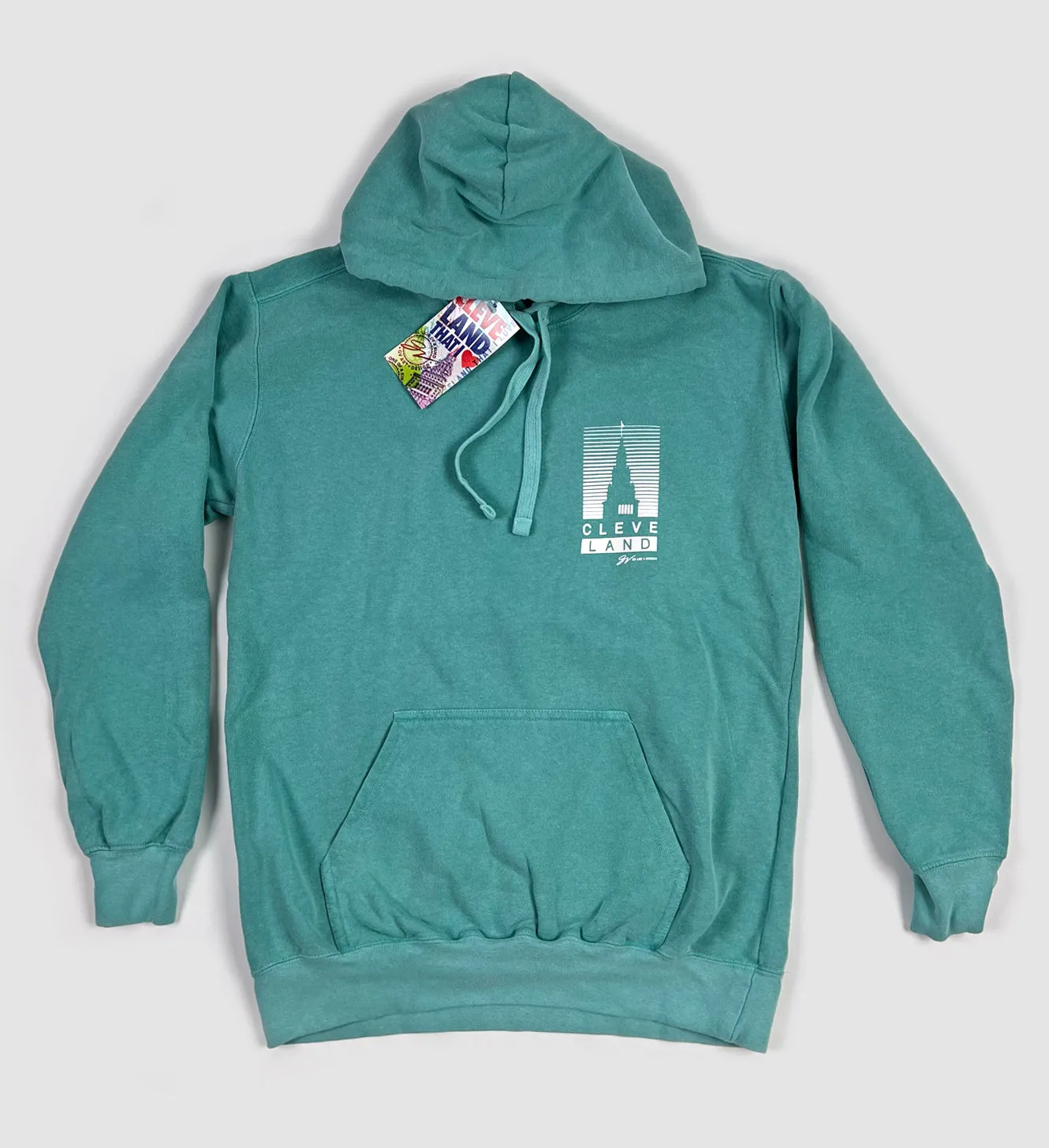 Cleveland Skylines Seafoam Hooded Sweatshirt