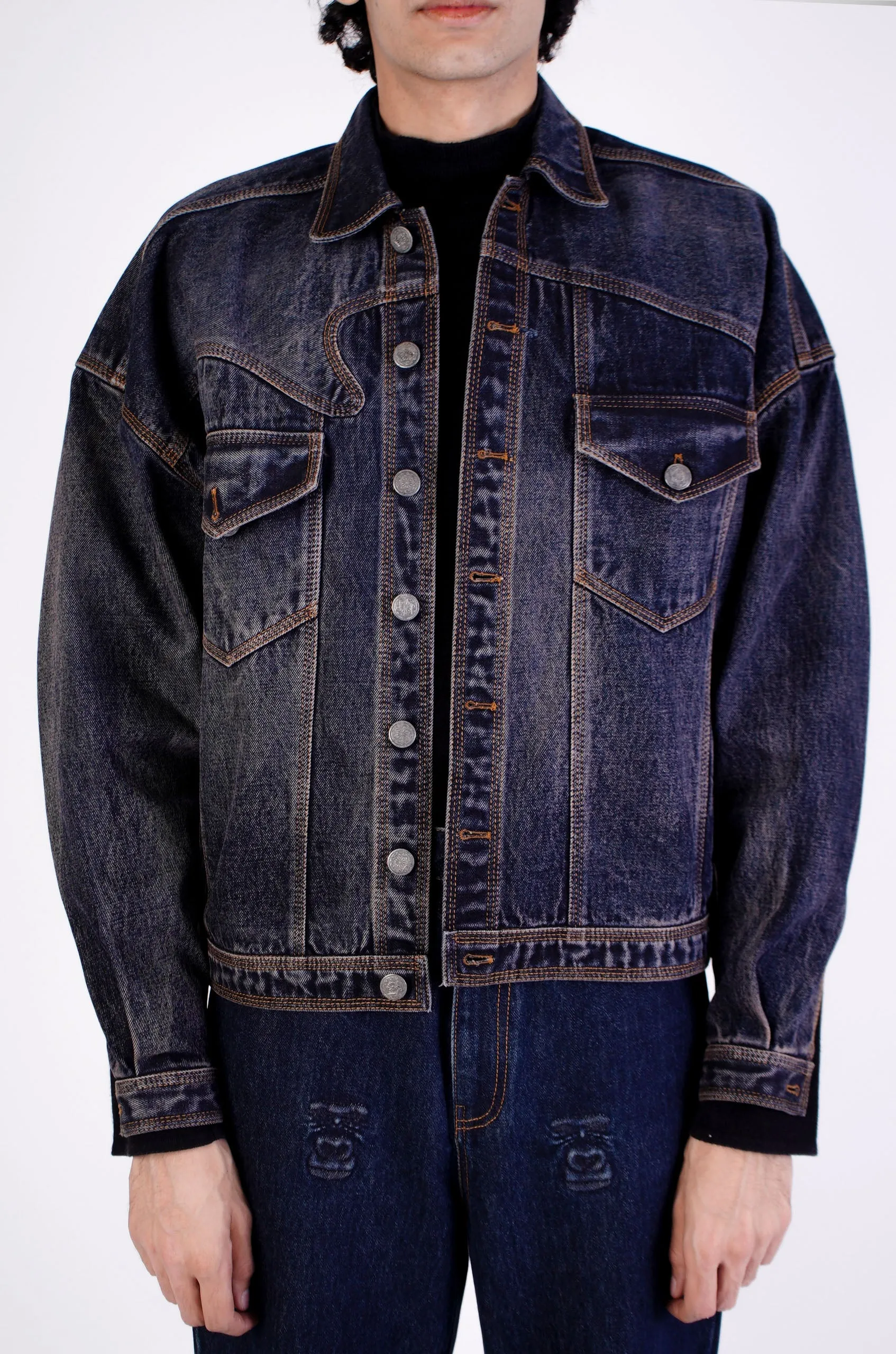 Cropped Darwyn Denim Jacket