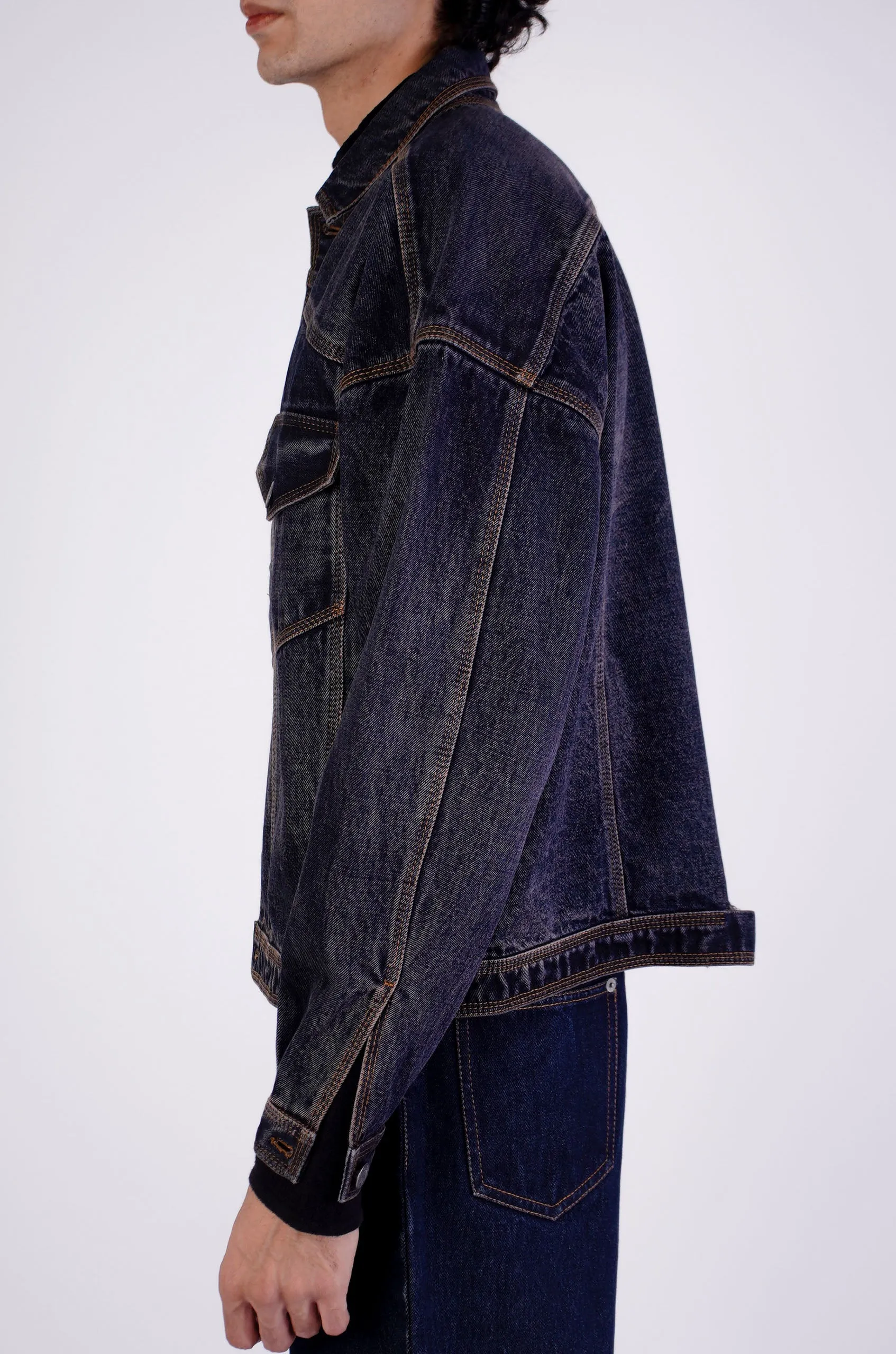 Cropped Darwyn Denim Jacket