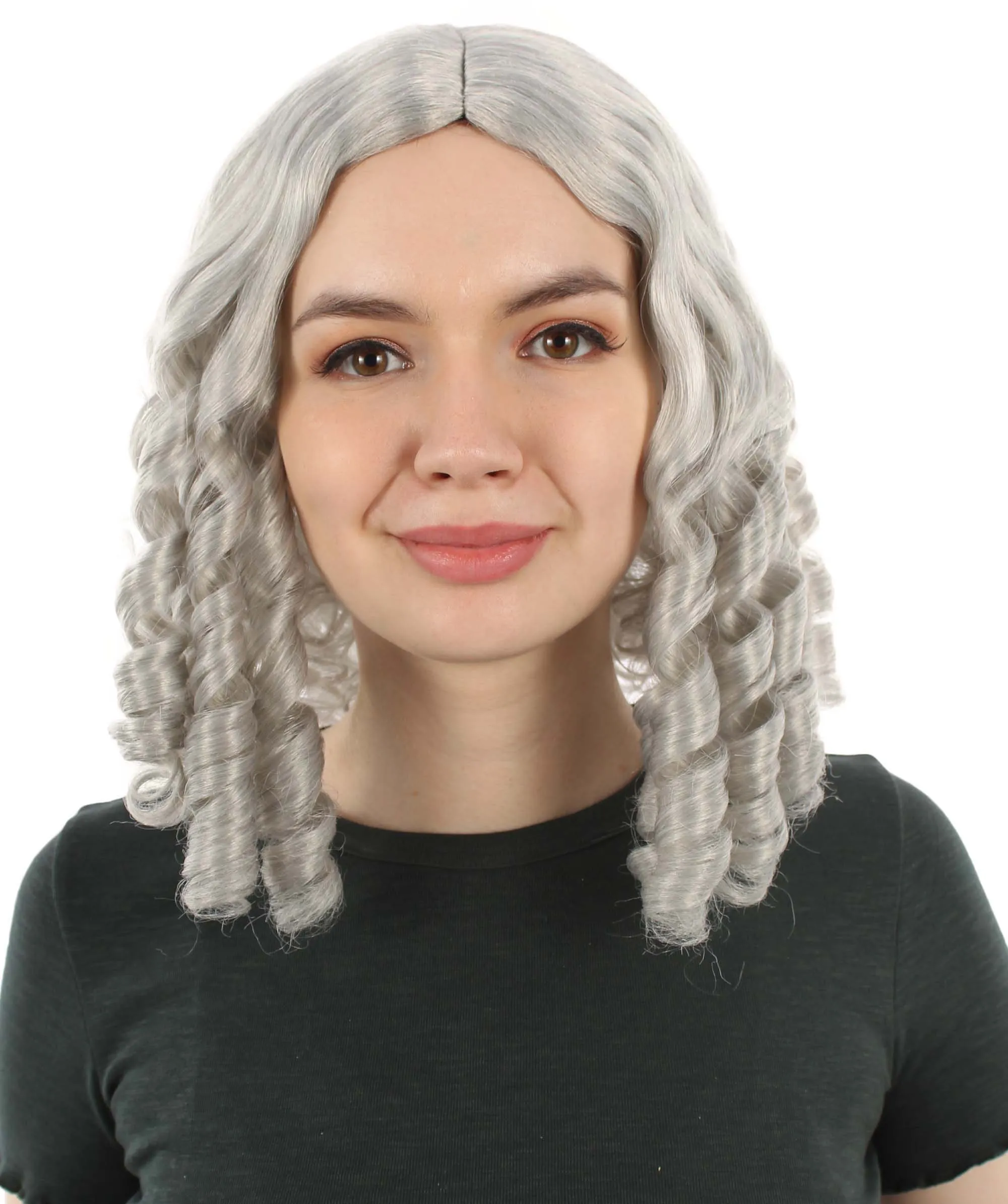 Curly Goldilocks Wig, Multi Color Synthetic Fiber Hair