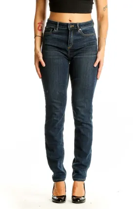 Dark Blue Slim Fit Denim Jeans