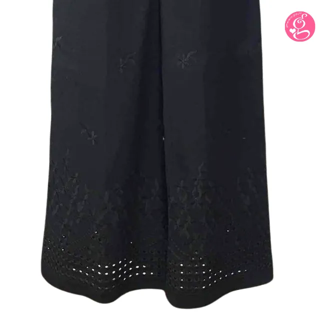 Diane Vest & Pants Set in Cotton Eyelet