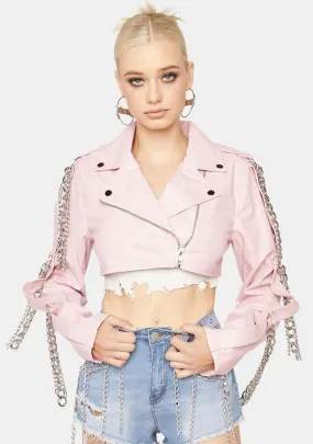 Diva Shackled To You Cropped Jacket