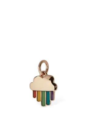 DoDo   9kt Rose Gold enamel Rainbow charm 