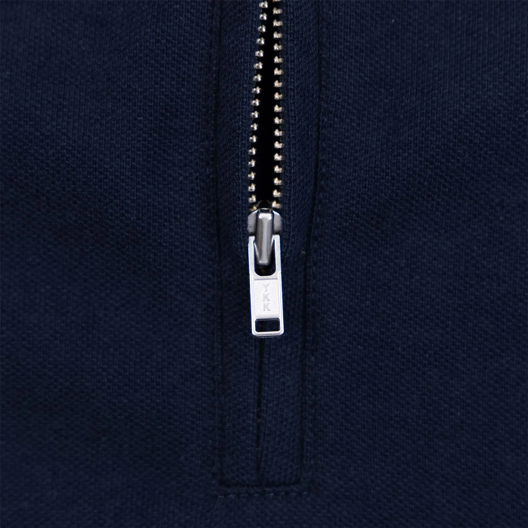 Dwight Zip Polo Navy - AW24