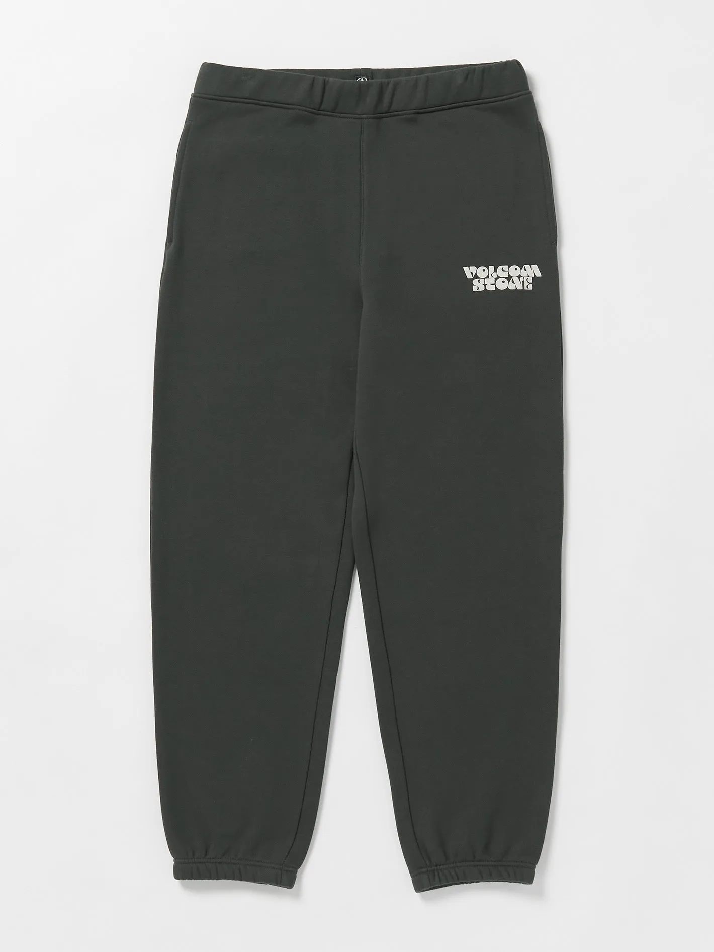 Earth Tripper Elastic Waist Fleece Pants - Stealth