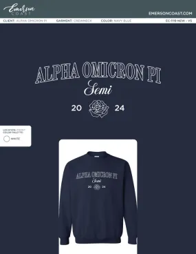 EC-1119 NEW Alpha Omicron Pi Michigan State University Semi Formal 2024-FR