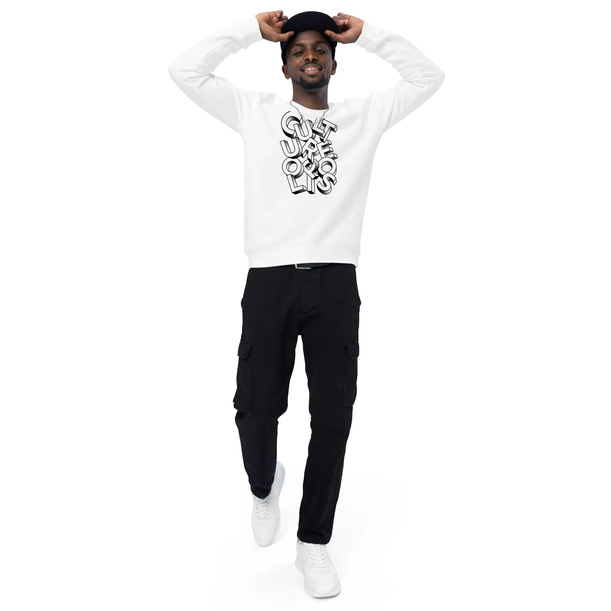 Ecoluxe Slim Line Heavyweight Sweatshirt – 3D Stack