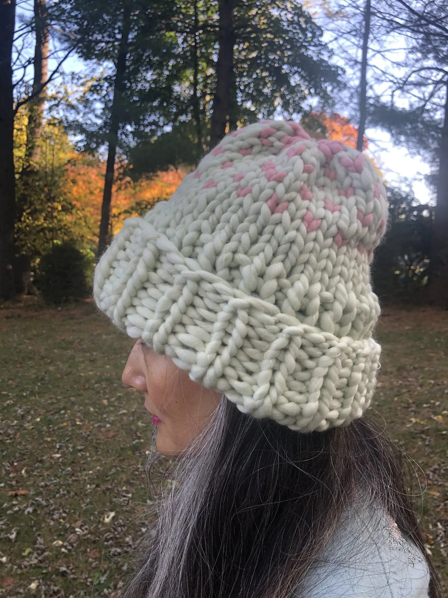 Edelweiss Hat with 2 colors - Merino