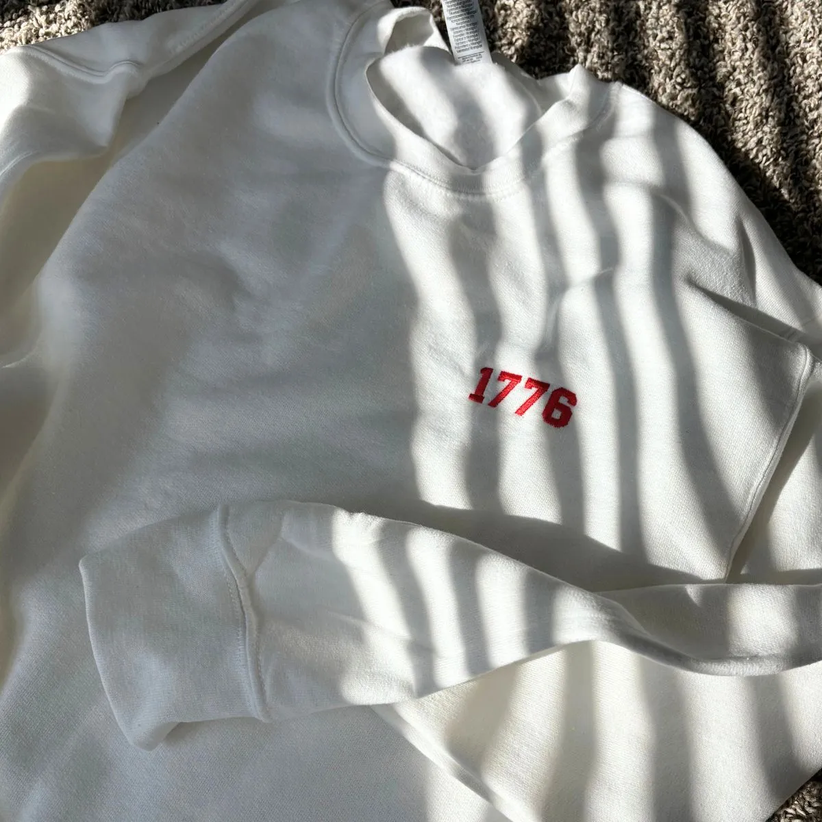 Embroidered 1776 Crewneck Sweatshirt