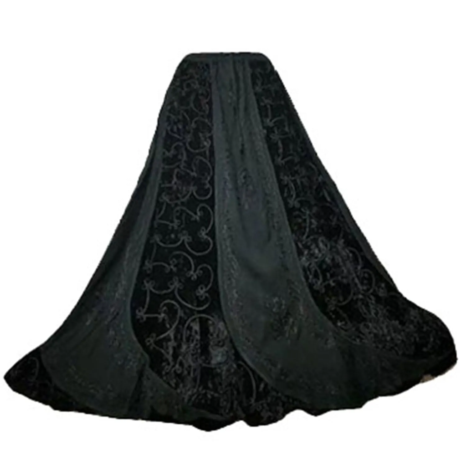 Embroidered Velvet Skirts