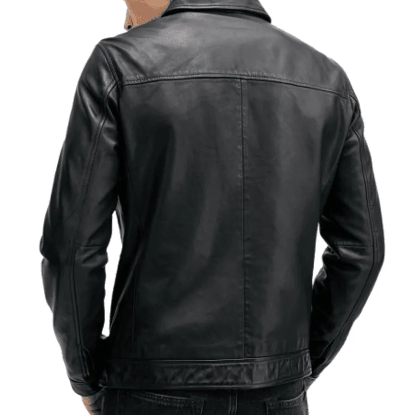 Fahad Retro Genuine Leather Jacket for Men