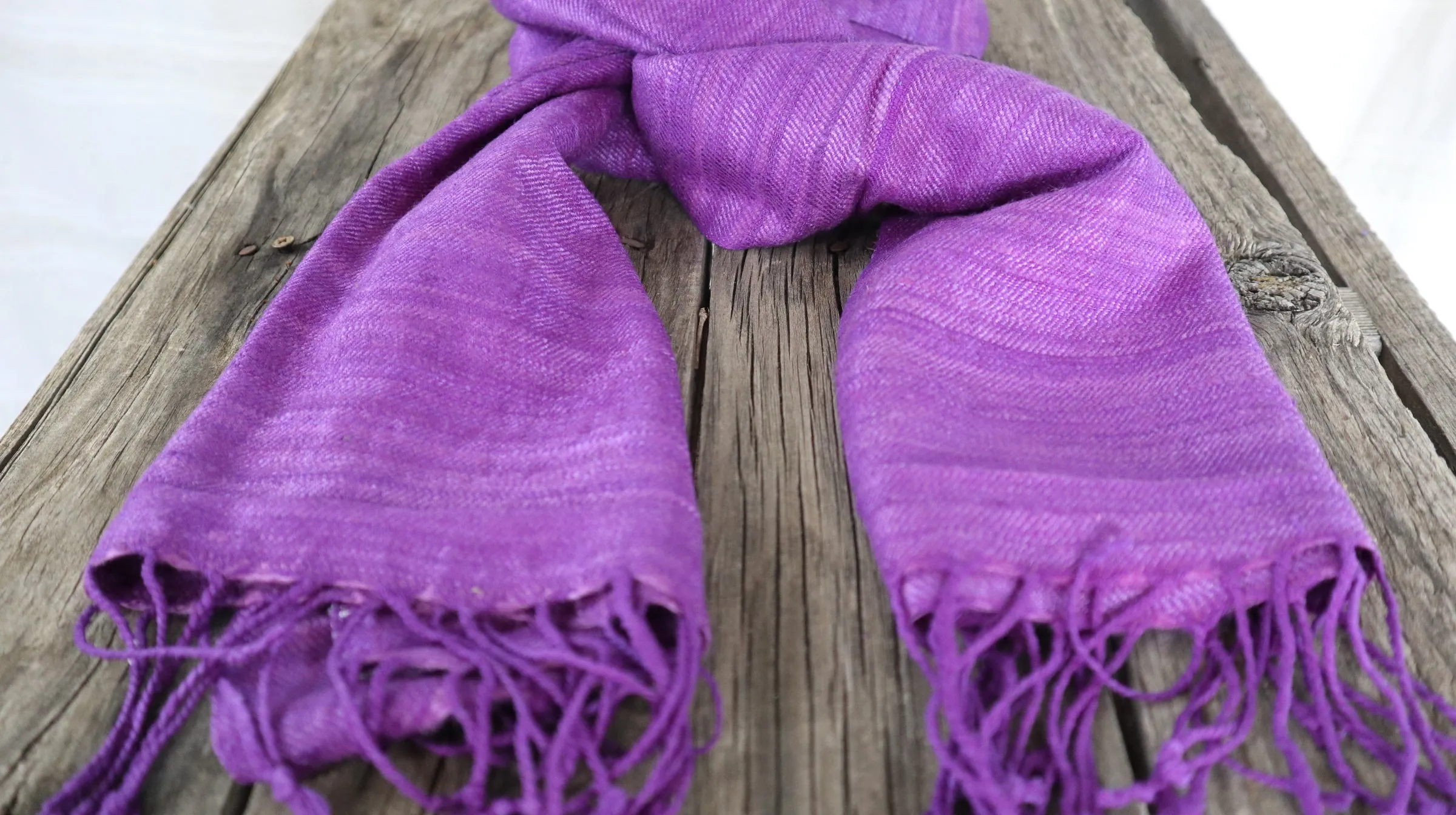 Fair Trade Ethical Non-Violent Silk Scarf