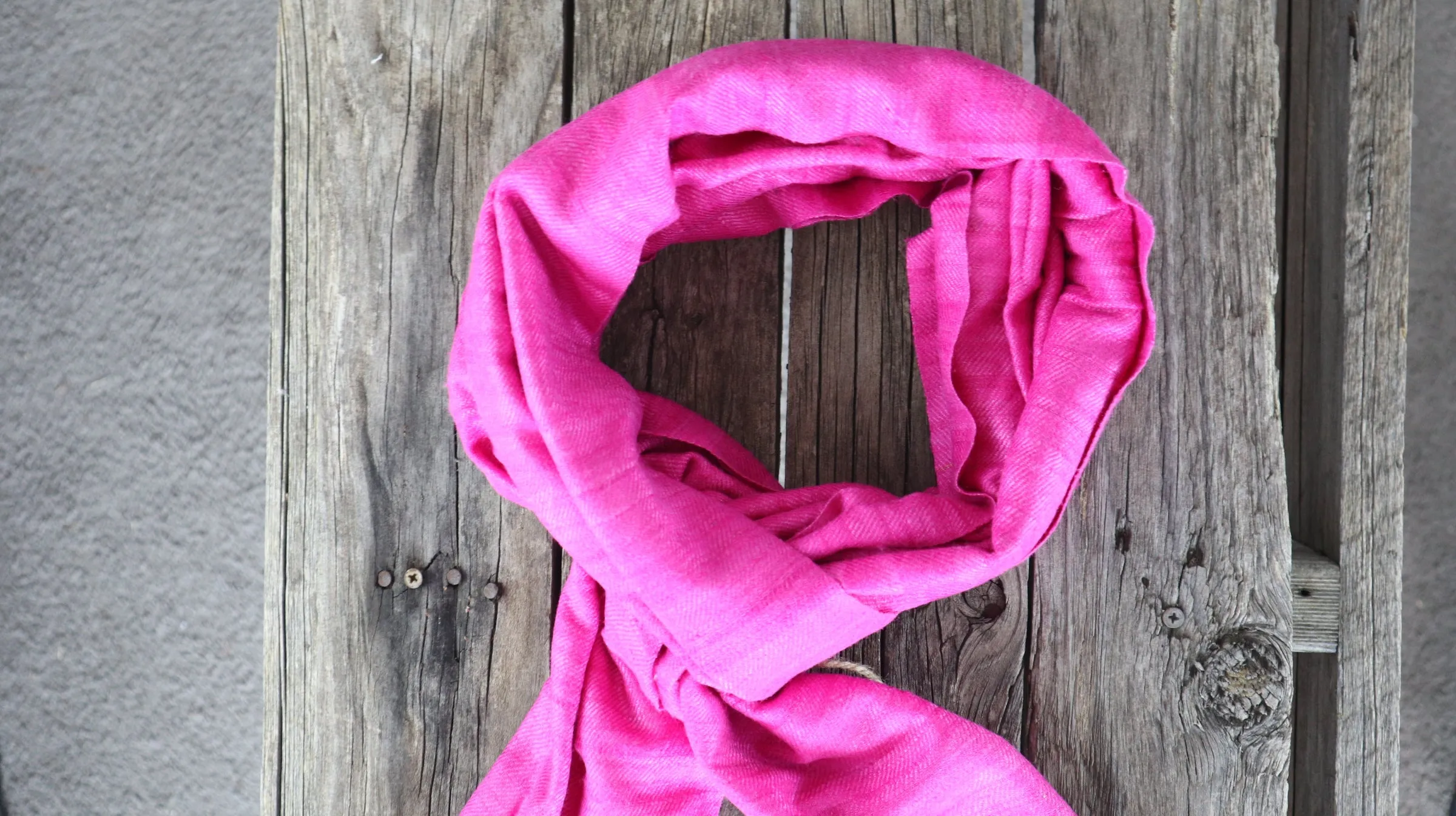 Fair Trade Ethical Non-Violent Silk Scarf