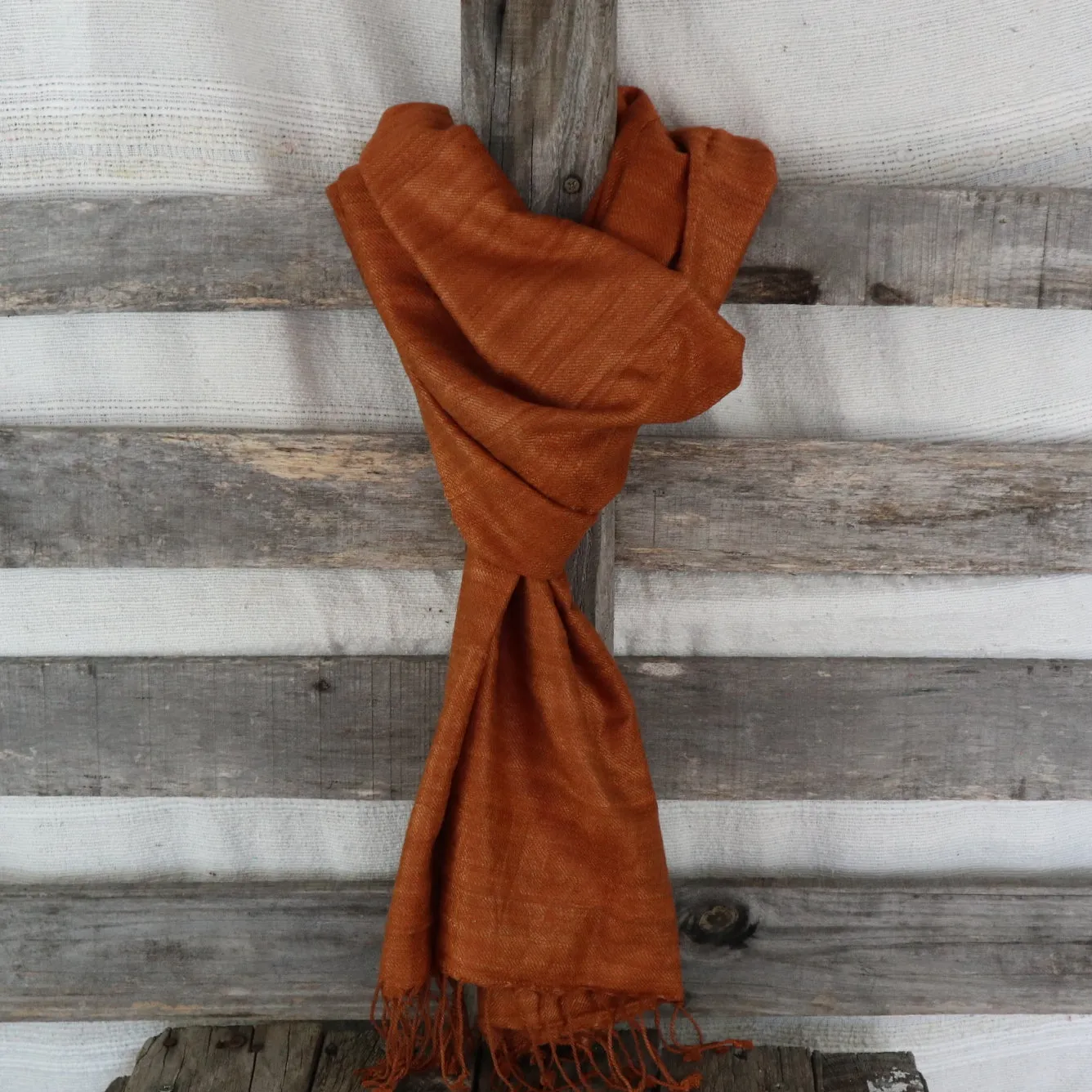 Fair Trade Ethical Non-Violent Silk Scarf