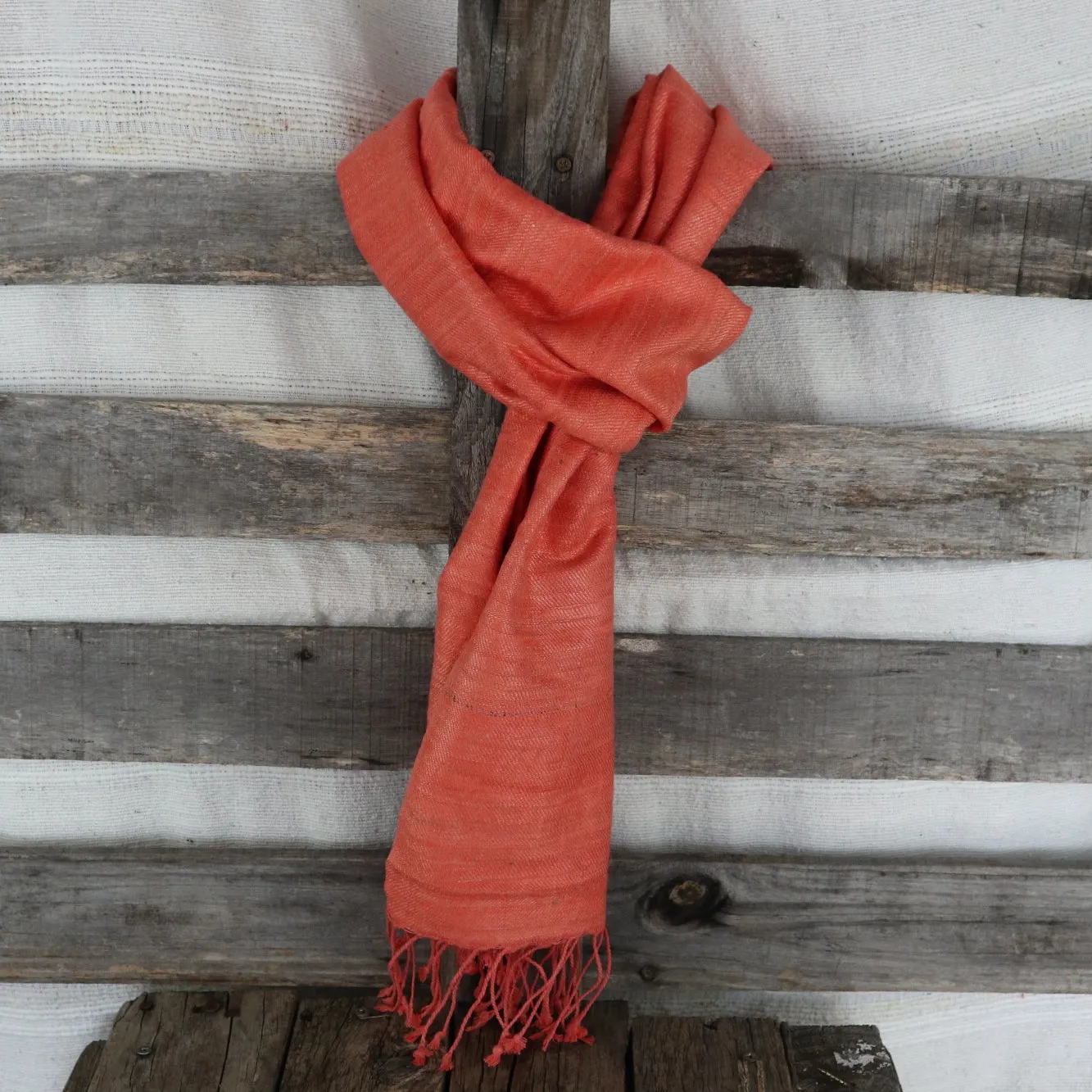 Fair Trade Ethical Non-Violent Silk Scarf