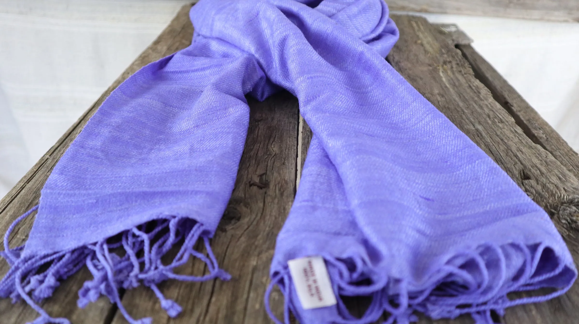 Fair Trade Ethical Non-Violent Silk Scarf