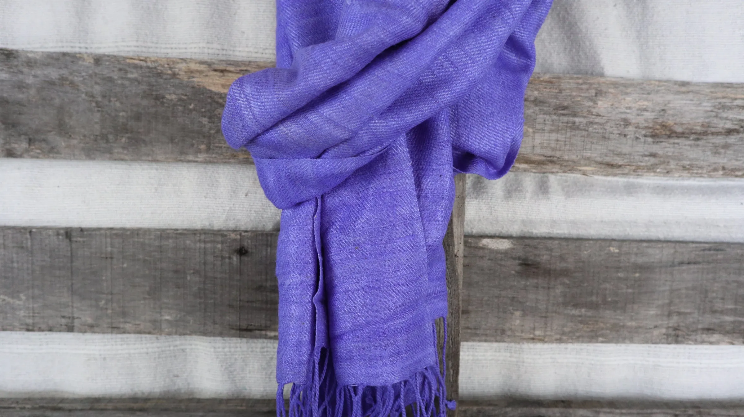 Fair Trade Ethical Non-Violent Silk Scarf