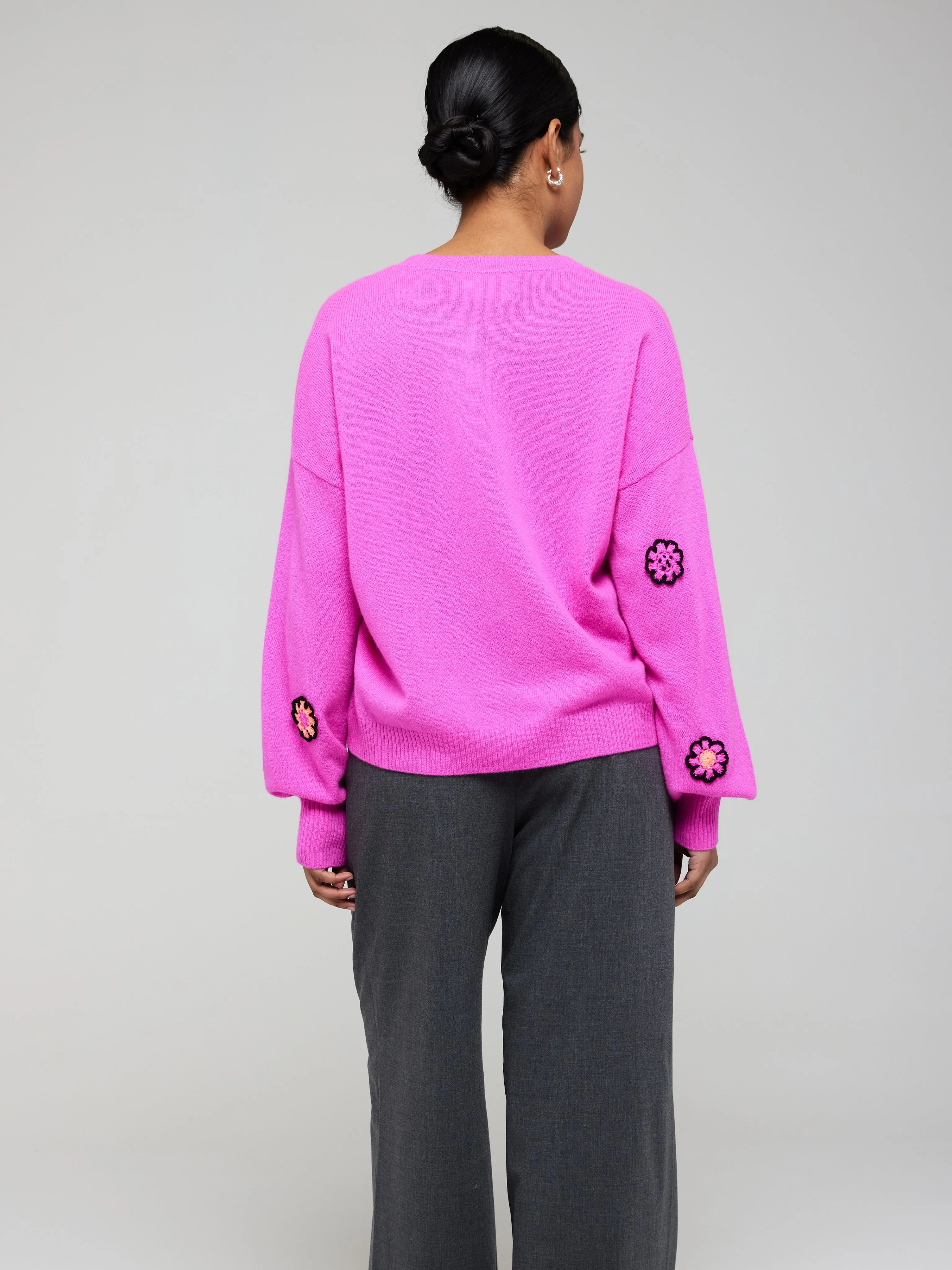 Fleur Cashmere Crew Neck