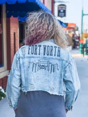 Fort Worth Skyline Denim Jacket