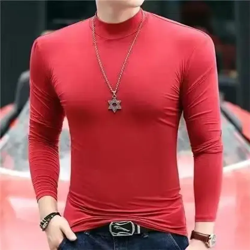 Funki Buys | Shirts | Men's Women's Slim Fit Mock Neck Shirts