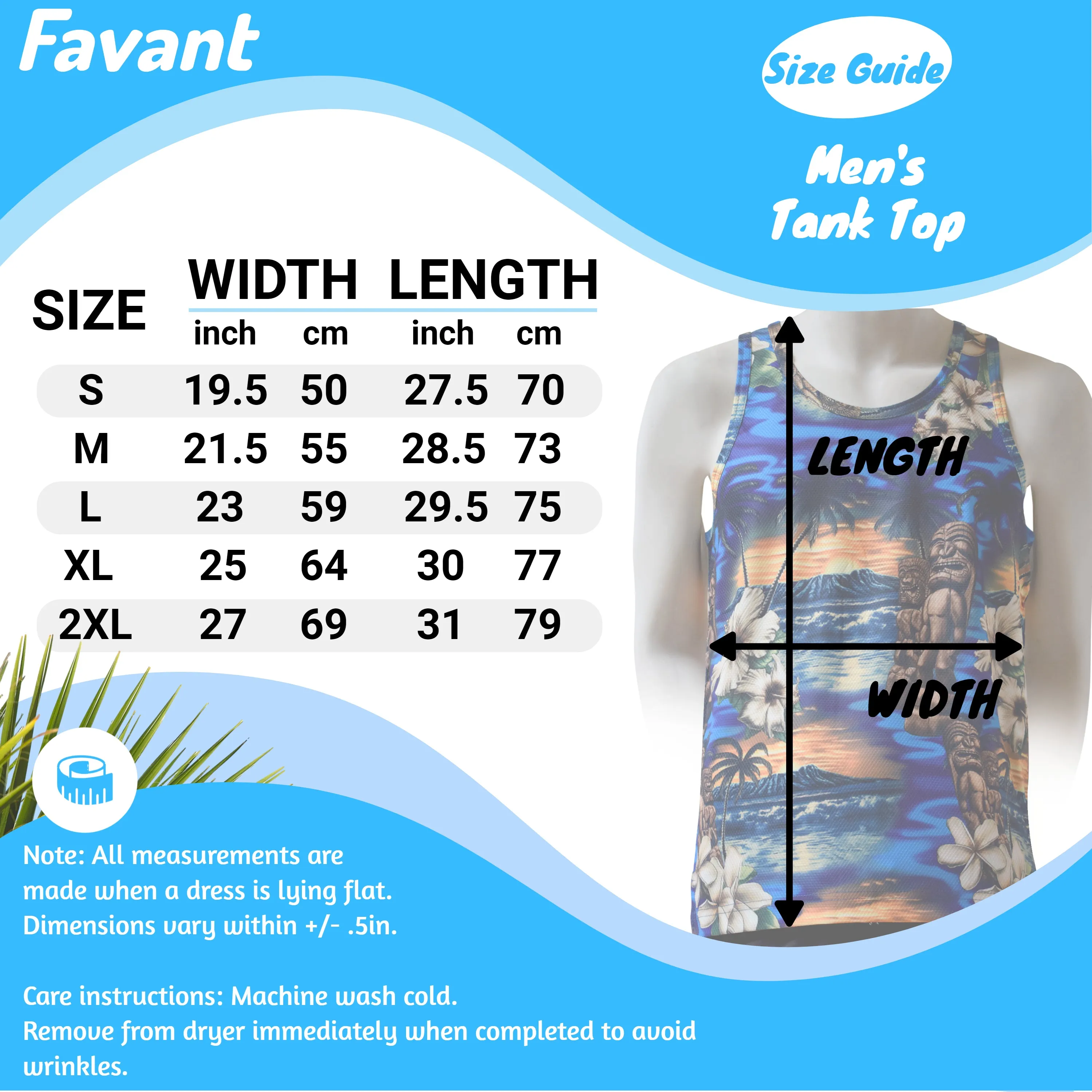 Gecko Men's Printed Tank Top - Hawaiian All Over Pattern Lightweight Fast-Drying Casual Men Unisex Texture Tank Top