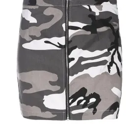 Girl Season fashionista - CAMO MINI SKIRT