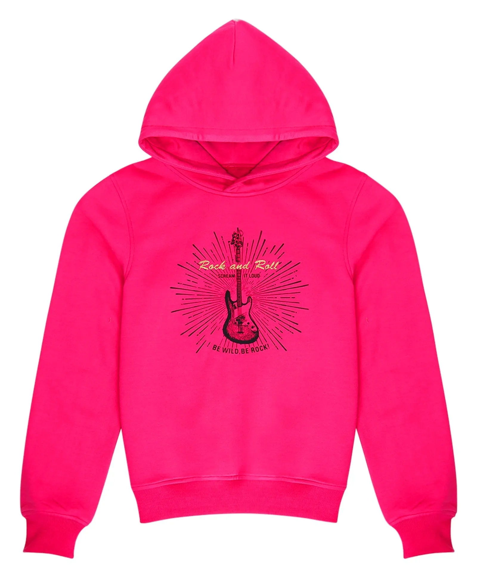 Girls Printed Hooded Sweatshirt - Ps Peaches